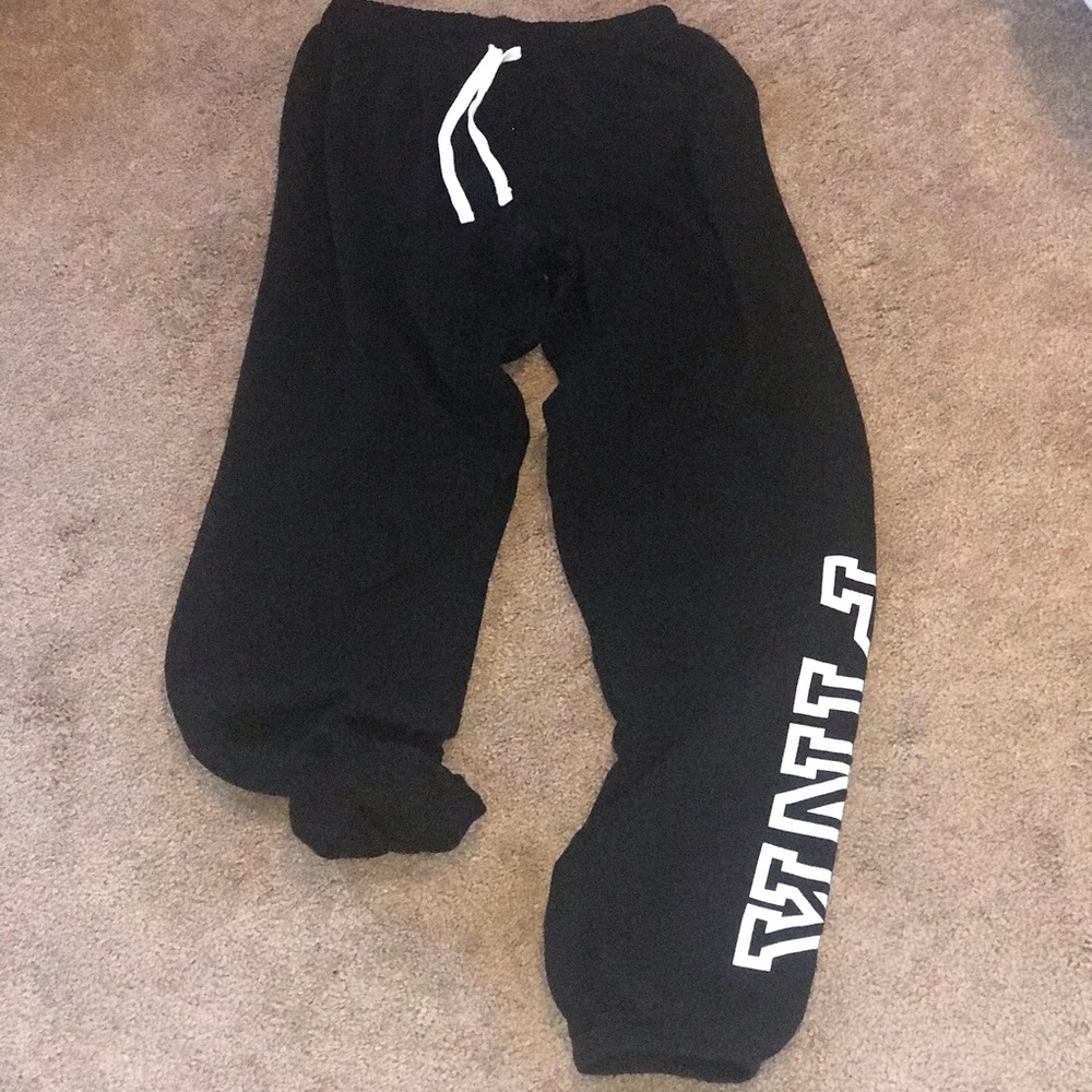 PINK by VSX Black Joggers